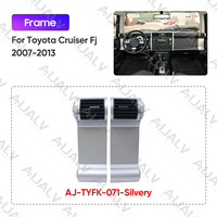 Accessoires Auto : Grille d'aération centrale latérale pour climatisation intérieure de voiture pour TOYOTA FJ Cruiser 2007 – Ensemble de sortie de climatisation pour automobile