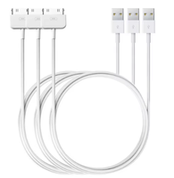 Cable de Carga USB de 30 Pines para iPhone 4, 4S, 3, 3GS, iPod Nano, iPad 1, 2, 3, Cable USB de 30 Pines, 1 Metro