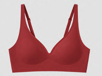 Soutien-gorge sans coutures à bonnets rembourrés souples, bretelles réglables, en tissu nylon, ajustement confortable, invisible sous les vêtements