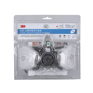 Directo de Fábrica: Ensamblaje de <span class=keywords><strong>Respirador</strong></span> de Media Cara <span class=keywords><strong>6200</strong></span> con Protector Facial de Goma, Máscara Protectora Reutilizable - Product Image 6