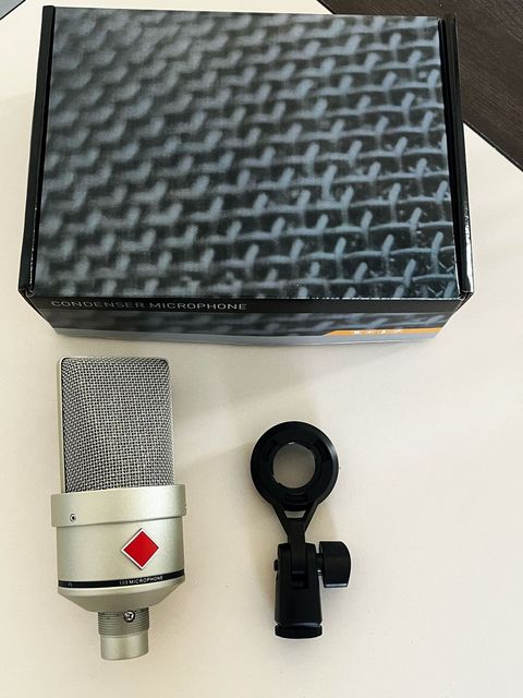 103-1 Microphone Capacitive Microphone Host Wired Microphone Live Singing Host Set Professional Recording NEW