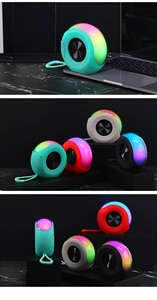 Haut-parleur Bluetooth portable LED RGB avec cordon, fonction TWS pour soirées en extérieur, qualité sonore exceptionnelle, haut-parleur sans fil - Product Image 5