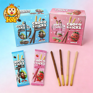 بسكويت على شكل أصابع بالجملة مع حشوة الفراولة والشوكولاتة - Product Image 1