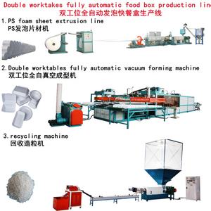 Máquina Termoformadora Automática de Alta Velocidad para Bandejas de Carne Absorbentes de Espuma de Poliestireno PS XPS, Platos Desechables de Plástico y Contenedores de Alimentos - Product Image 4