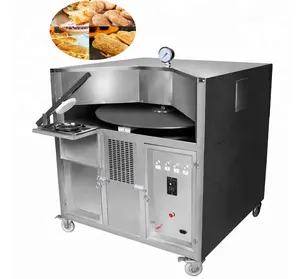 상업 베이킹 오븐 전기 또는 가스 유형 회전 라운드 스콘 기계 테이블 피타 빵 또는 토틸라 오븐
