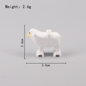 Bloques <span class=keywords><strong>de</strong></span> Construcción MOC <span class=keywords><strong>de</strong></span> Animales <span class=keywords><strong>de</strong></span> Granja, 40 Piezas, Diseño <span class=keywords><strong>de</strong></span> Cabra, <span class=keywords><strong>Gaviota</strong></span>, Pingüino, Pez y Oveja - Product Image 4