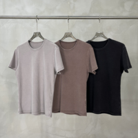 Kaos T-shirt Lengan Pendek Model Amerika 320GSM Heavyweight, Slim Fit, Distressed, Custom Logo,  Bahan Berat,  Potongan Pendek,  Efek Langsing,  Cocok untuk Dalaman