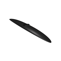 Aile haute performance en fibre de carbone Spitfire 1180 pour le foil surfing, le wake et le downwind, pour des manœuvres fluides, idéale pour les riders plus grands, noire