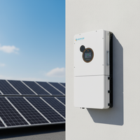 Convertisseur hybride triphasé SRNE 8kW 10kW 12kW à phases séparées 120/240V en parallèle, étanche IP65, efficacité 97,5%
