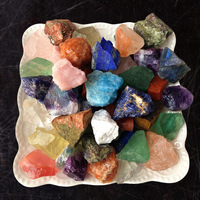 Pierres brutes de cristal mélangées en gros, spécimens minéraux naturels de pierres précieuses pour la guérison des chakras, la décoration intérieure et les diffuseurs