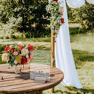 Letrero Conmemorativo de Boda 'Loving Memory' en Acrílico, Letrero Decorativo de Madera para Mesa de Boda, Ceremonia y Recepción - Product Image 6