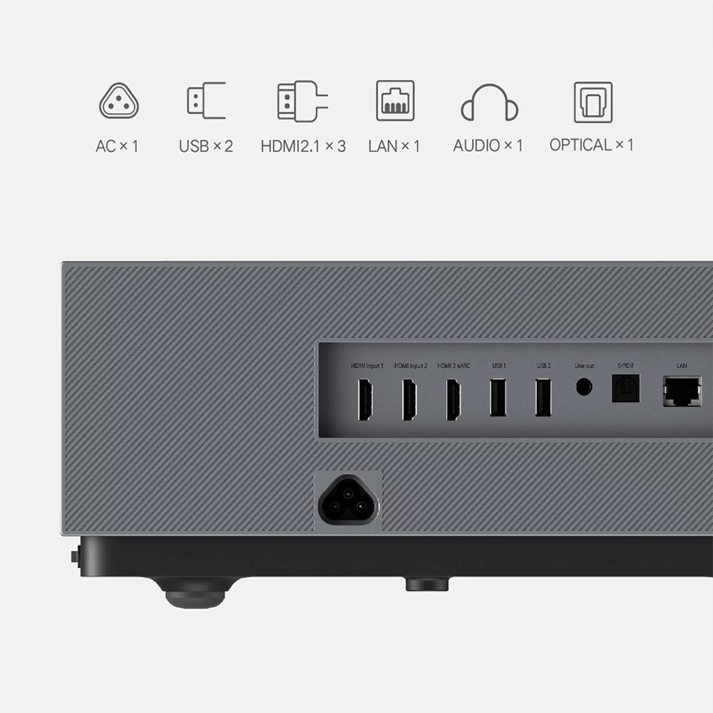 Máy Chiếu Laser Formovie T1 4K UHD Phiên Bản Toàn Cầu 2800 ANSI Lumens Android 11.0 TV Beamer Wifi 6.0 Rạp Hát Tại Nhà