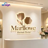 Enseigne commerciale rétroéclairée à LED, surface en acier inoxydable, rainure de guidage lumineux en acrylique, étanche IP65, transformateur, prise, maison, bureau, magasins