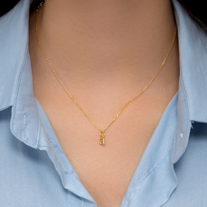 مجوهرات فواماي البسيطة الفضية اللامعة ، دلايات حروف أولية ، معلقات أبجدية لشخصية لصنع ديي - Product Image 5