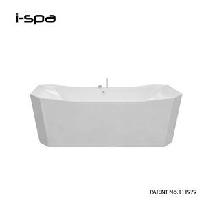 Baignoire hexagonale autoportante en acrylique Krypton pour usage intérieur dans les hôtels et appartements, avec fonction massage - Product Image 3