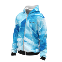 Sweat à capuche zippé intégral en velours polaire épais, ample et doux pour la peau, grande taille, du fabricant