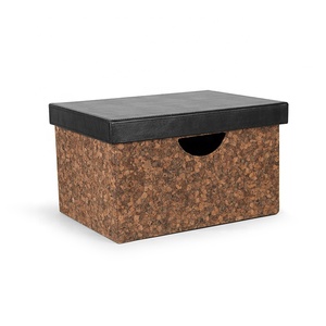 Respetuoso del medio ambiente de casa caja de almacenamiento calcetines organizador de zapatos con pu tapa - Product Image 4
