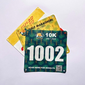 2025 Sportspiele Custom ized Marathon Race Lätzchen Nummer Leichtathletik Wettbewerb Sport Farb nummer Custom ized - Product Image 2