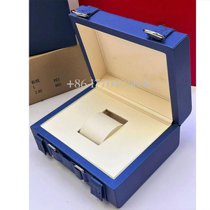 Boîte de rangement pour montres de luxe de marque Square avec doublure en cuir protectrice, emballage cadeau en cuir premium fait main - Product Image 2