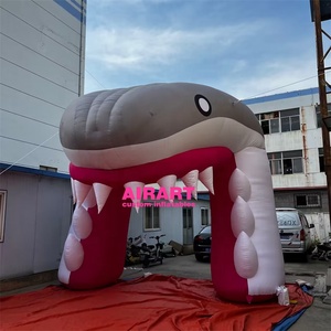Arche gonflable en forme <span class=keywords><strong>de</strong></span> requin sur le thème <span class=keywords><strong>de</strong></span> la mer, pour exposition - Product Image 6