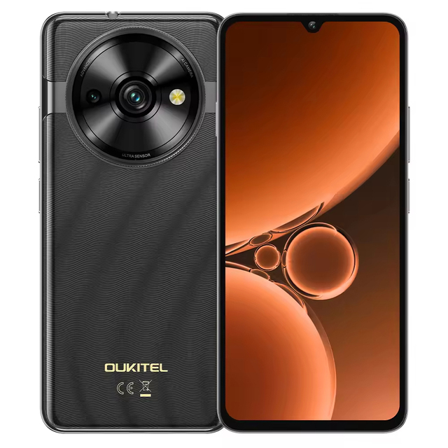 For Oukitel C59 Smartphone 6.88 Inch HD Android 15 4GB+128GB RAM 13MP Main Camera T606 1000 Lumen Flashlight CDMA Octa Core LTE