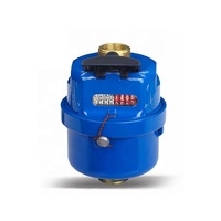 Compteur d'eau rotatif à piston volumétrique en laiton et cuivre bleu ISO4064 R160 Classe C
