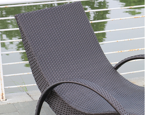 Qualité garantie en plein air meubles en rotin piscine piscine chaise longue <span class=keywords><strong>de</strong></span> <span class=keywords><strong>plage</strong></span> avec roues en osier <span class=keywords><strong>lit</strong></span> - Product Image 6
