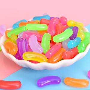 Cabochons en résine translucide 3D bon marché, imitation bonbons gélifiés - Product Image 5