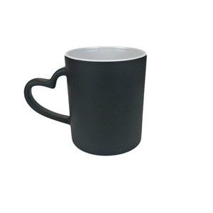 Impression Pioneer Matte Color Changing <b>Mug</b> With Heart Handle For Gifts - Product Image 5
