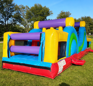 Parcours d'obstacles gonflable <span class=keywords><strong>de</strong></span> 40 pieds / château gonflable commercial en liquidation, château gonflable / château gonflable à sauter commercial à vendre - Product Image 3