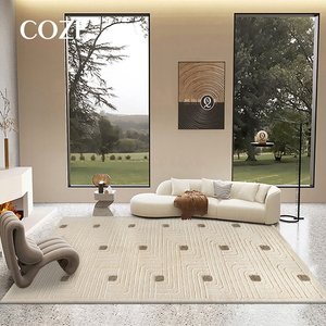 <span class=keywords><strong>Tappeto</strong></span> su Misura in Stile Moderno <span class=keywords><strong>Beige</strong></span> <span class=keywords><strong>e</strong></span> <span class=keywords><strong>Grigio</strong></span> per Soggiorno <span class=keywords><strong>e</strong></span> Camera da Letto - Product Image 3