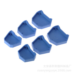 Dental <b>Plaster</b> Base With Feet Oral Model Base Impression Tooth Base 6 Pieces Per <b>Set</b> For Dental Lab Use - Product Image 4