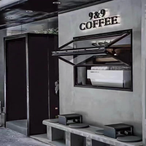 Ventanas plegables de aluminio de ancho personalizado-Soluciones de ventana de tienda comercial con recubrimiento en polvo - Product Image 5