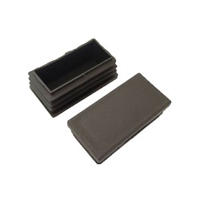 Leg <b>Protection</b> Pad 25x50mm Black Plastic Furniture Foot Pad Reduce Noises For <b>Table</b> Chair Legs - Product Image 1