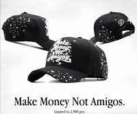 Casquettes de baseball 100% neuves, originales, qualité G5, en coton, broderie 3D, 5 panneaux, strass, Dh Hats X Sad Boyz Gorras 31caps Del Mago