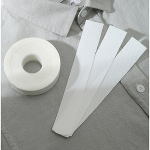 Invisible Collar Stickers For Men Women 2.5x300mm Self Adhesive Non Woven Fabric Anti Sweat Shirt Cuff Pads Disposable - Product Image 2