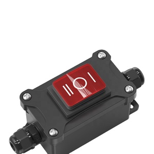 70*40*40 PC Caja ignífuga Caja de conexiones impermeable para exteriores IP68 Sello de instrumento eléctrico Caja de interruptor de botón negro - Product Image 1