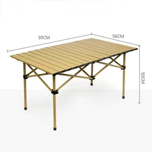 M Size Modern Design Foldable Iron Garden <b>Outdoor</b> Furniture Hot Sale Picnic <b>Table</b> for Camping and Leisure for Gym and Hotel - Product Image 1
