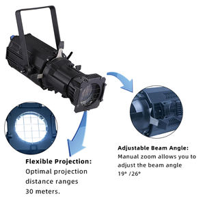 Luces LED <span class=keywords><strong>Fresnel</strong></span> de Perfil de 200w para Teatro, Estudio, Bodas y Escenarios - Product Image 5