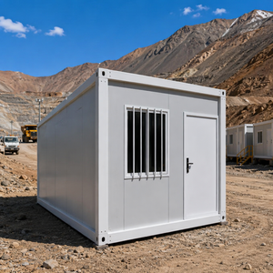 Casa Container Smontabile All'Ingrosso 20ft con 1 Camera da Letto, Cucina e Bagno, Cabina Prefabbricata Portatile Moderna Certificata ISO - Product Image 1