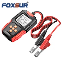 Testeur de batterie FOXSUR, protection complète, analyseur SOH SOC 12V 24V, outils de diagnostic universels, testeur de batterie au plomb 12V/24V