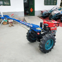 Traktor roda pertanian, traktor jalan tangan Mini
