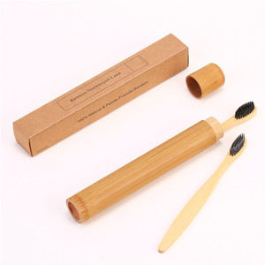 <span class=keywords><strong>Brosse</strong></span> à dents en charbon de bois, nylon, fibre de maïs, nano bambou, 100% biodégradable, écologique, logo personnalisé, adulte, bébé, enfant, usage domestique, boîte - Product Image 2