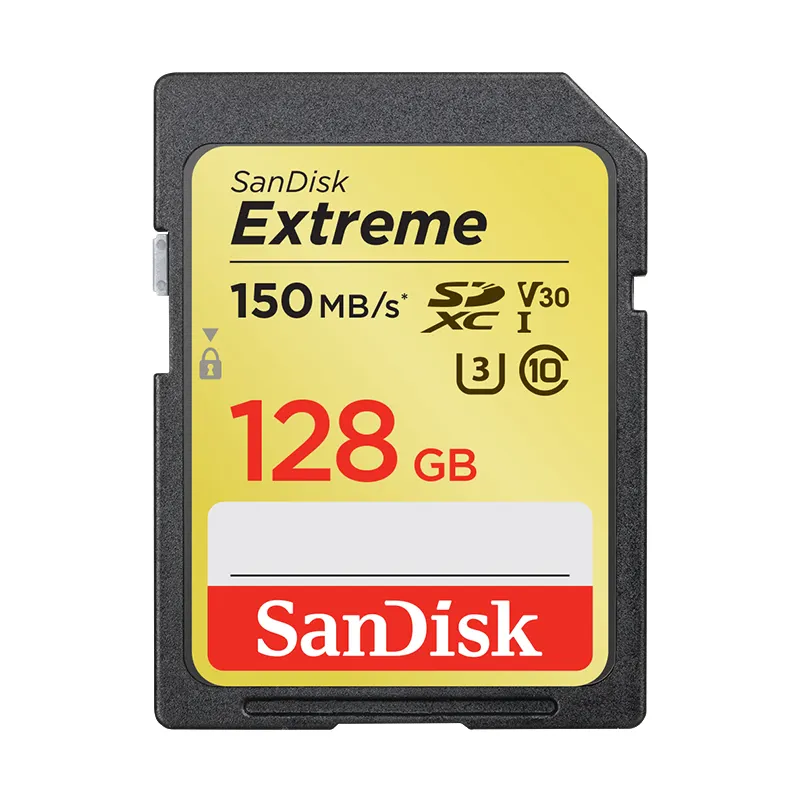 Original SanDisk Extreme sd card Class10 SD Card 16G 32GB up to 150MB/s Memory card 64GB SDHC/SDXC 128GB Memory cards for Camera