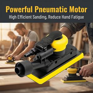 Lijadora Neumática Minpar 70x198mm - Grado Industrial, Ligera, Alta Velocidad, Baja Vibración, Duradera, con Fijación de Gancho y Bucle Central - Product Image 4