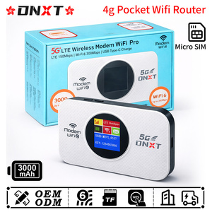 เราเตอร์ DNXT 4G WiFi6 300Mbps แบบพกพา ไร้สาย รองรับ WPS ใช้ในรถยนต์  โหมด AP  พอร์ต Type-C สำหรับการเดินทาง - Product Image 1