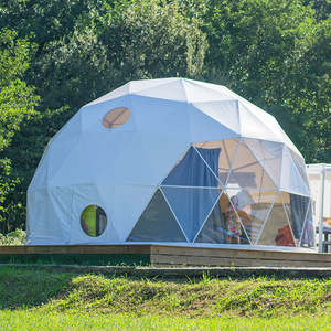 Dôme de camping de luxe en PVC imperméable Igloo auvent tentes de fête de mariage en plein air tentes transparentes glamping dôme géodésique tente d'hôtel - Product Image 5