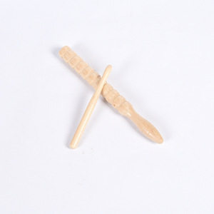 Instrumentos de percusión Orff al por mayor para jardín de infantes: palos rítmicos de roble, palos sonoros de raspado - Product Image 4