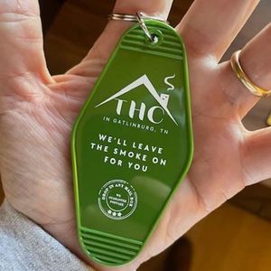 Porte-clés personnalisé avec logo promotionnel, en plastique rétro vintage, pour hôtel, chambre, motel, avec boucle et code QR - Product Image 6