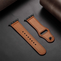 Bracelet en cuir PU personnalisé pour Apple Watch Band 44 mm 40 mm 42 mm 38 mm 44 mm Accessoires de montre intelligente Bracelet de poignet Iwatch